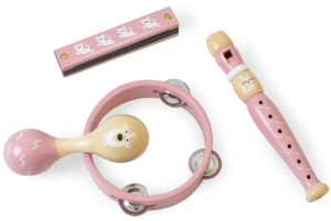 Musik set, rosa Doppresent