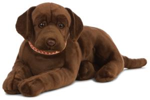 Labrador, brun (Stort Mjukisdjur) - Keycraft Living Nature