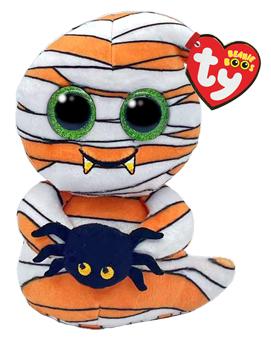 Mumford, spöke med spindel (vit/orange) - TY Gosedjur