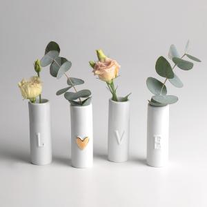 Minivaser LOVE, 4st - Räder
