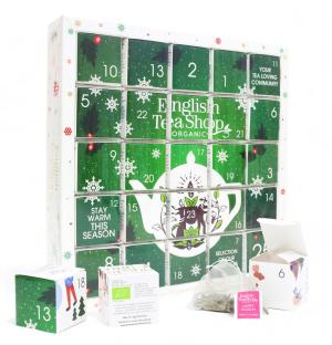 Te-Adventskalender (ekologisk), Grön - English Tea Shop