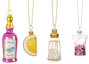 Julgranskulor "Tequila", 4-pack