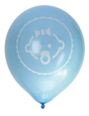 Ballonger Baby, Blå, 8p