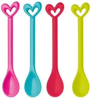 Happy Spoons, Hjärta (Susi), flerfägade - Koziol