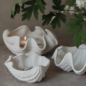 Shell Skål (Snäckskal), stor - Majas lyktor/ Barncancerfonden
