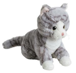 Mollis Gråspräcklig Katt, 20 cm - Molli Toys