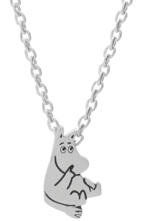 Silverhalsband Mumintrollet, 38cm Doppresent