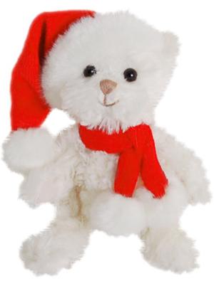 Nalle Baby Tomtenisse (vit) - Bukowski Design, 15cm