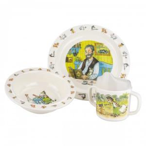Barnset Pettson och Findus (porslin) Doppresent